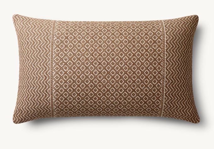 Mojave Diamond Band Outdoor Pillow Cover - Lumbar