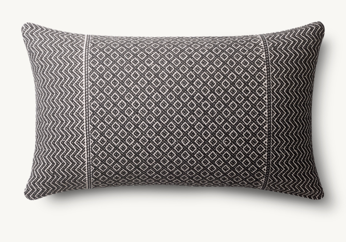 Mojave Diamond Band Outdoor Pillow Cover - Lumbar