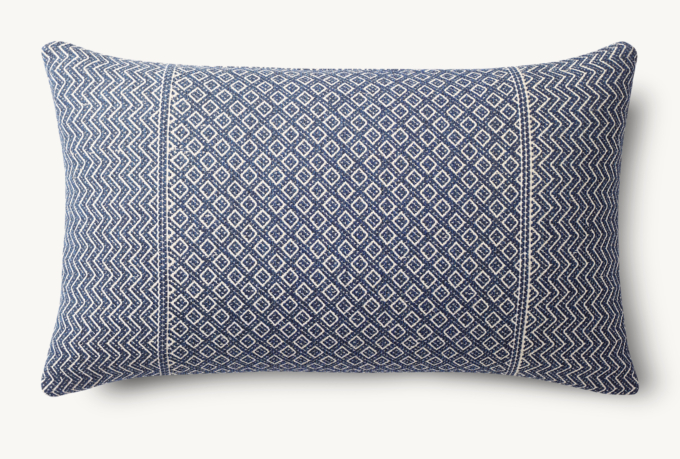 Mojave Diamond Band Outdoor Pillow Cover - Lumbar