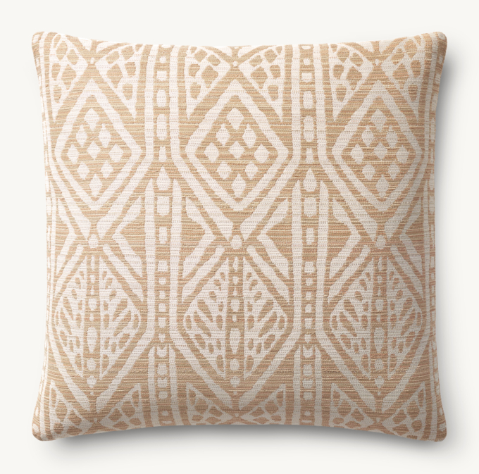 Naya Bold Allover Diamond Outdoor Pillow Cover - Square