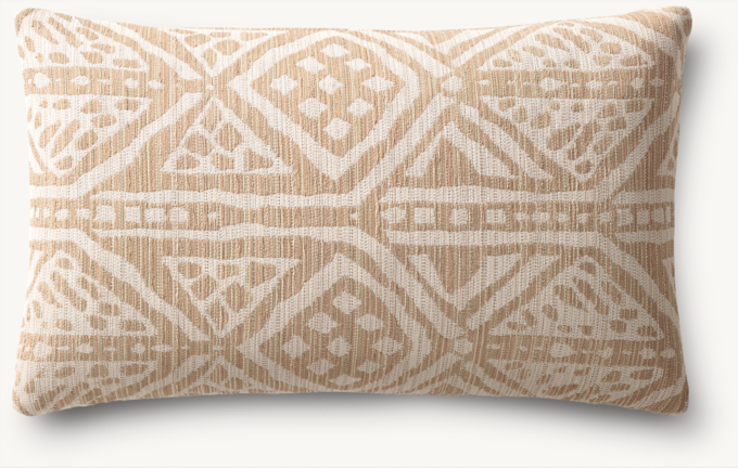 Naya Bold Allover Diamond Outdoor Pillow Cover - Lumbar