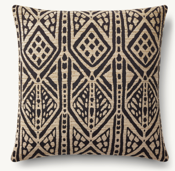 NAYA BOLD ALLOVER DIAMOND OUTDOOR PILLOW COVER - SQUARE