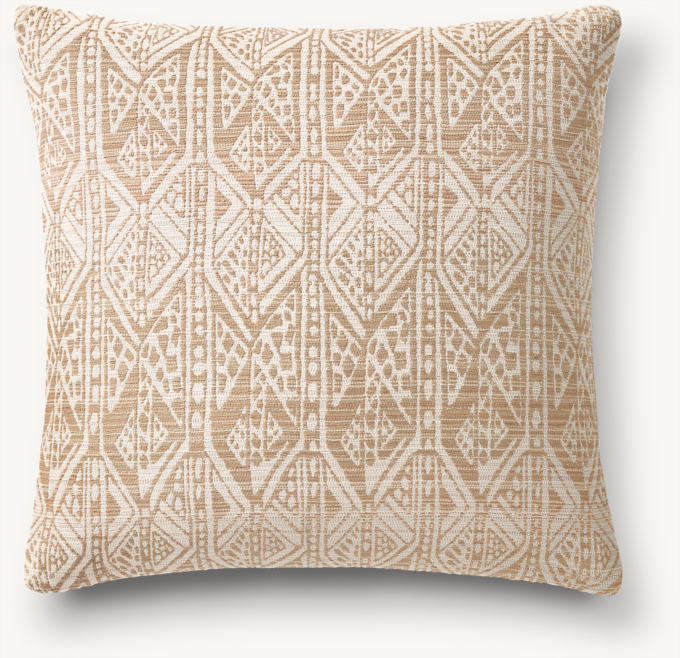 Naya Allover Diamond Outdoor Pillow Cover - Square