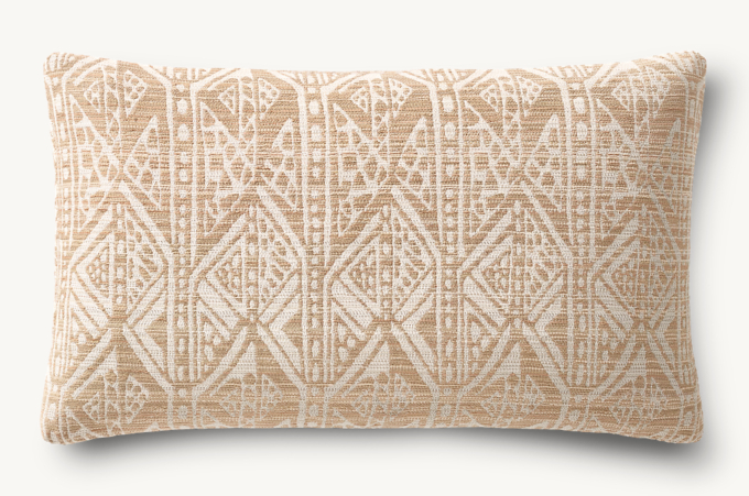 Naya Allover Diamond Outdoor Pillow Cover - Lumbar