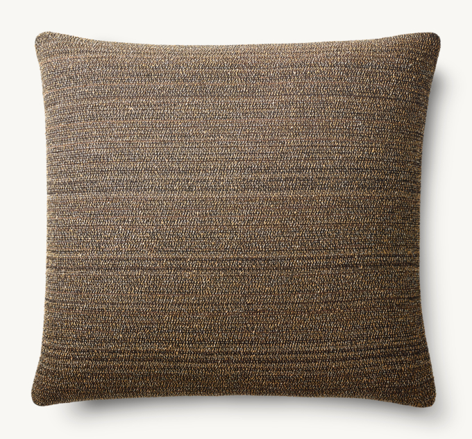 NAYA MARLED SOLID OUTDOOR PILLOW COVER - SQUARE