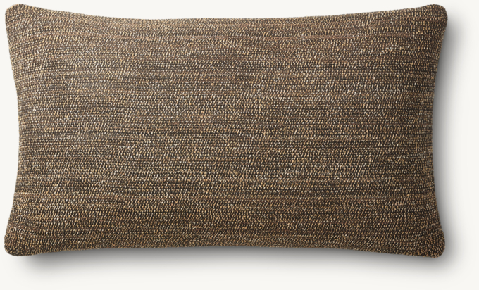 NAYA MARLED SOLID OUTDOOR PILLOW COVER - LUMBAR