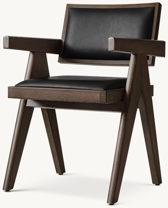 Jakob Leather Dining Armchair