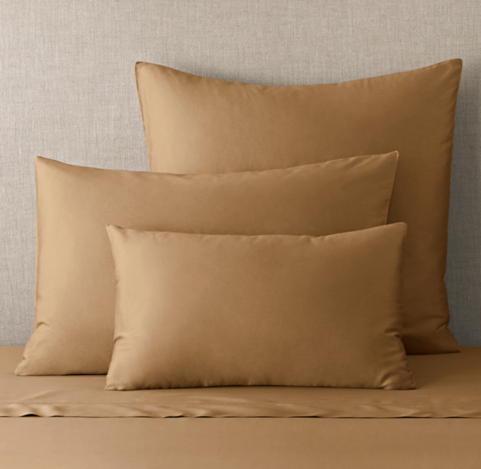Italian Ultra-Soft 600-Thread-Count Sateen Knife-Edge Sham