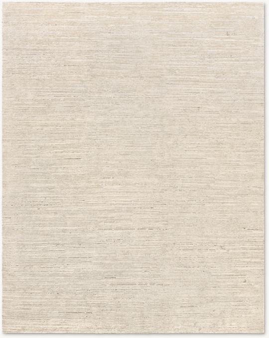 Overhead view of Pavan Wool & Silk Rug - Made-To-Order - Round 