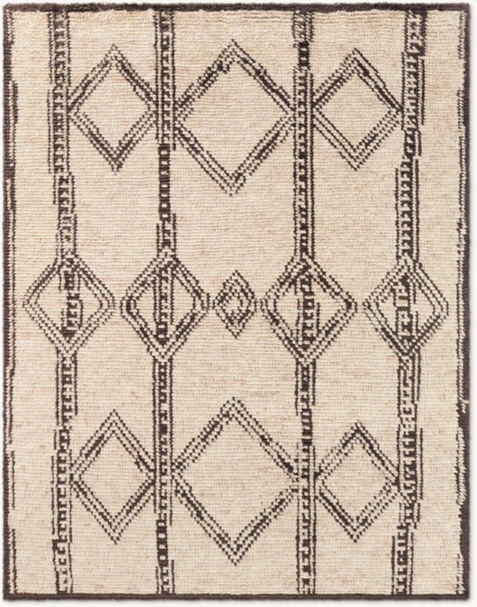 Overhead view of Pavati Wool Rug 