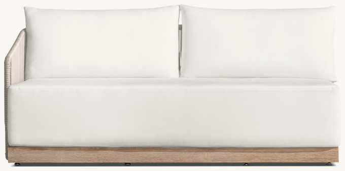 Havana Two Seat Left Arm Sofa Cushions