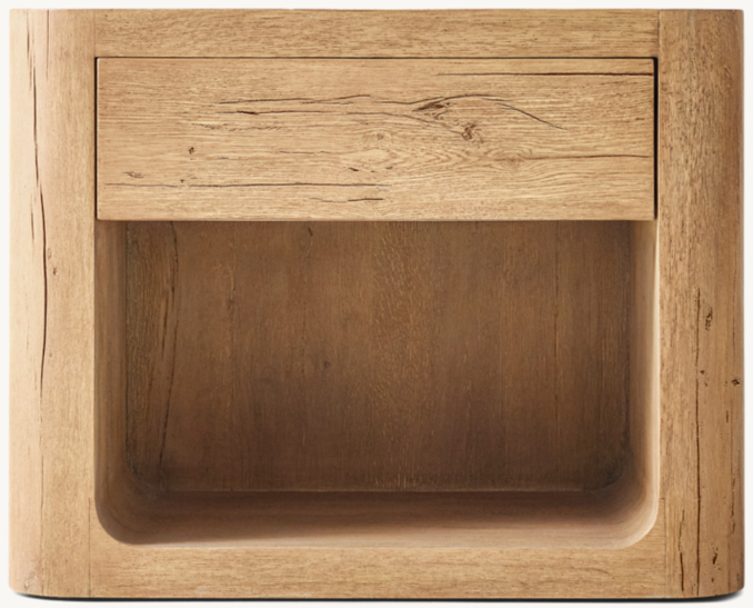 32" nightstand shown in Aged Light Oak.
