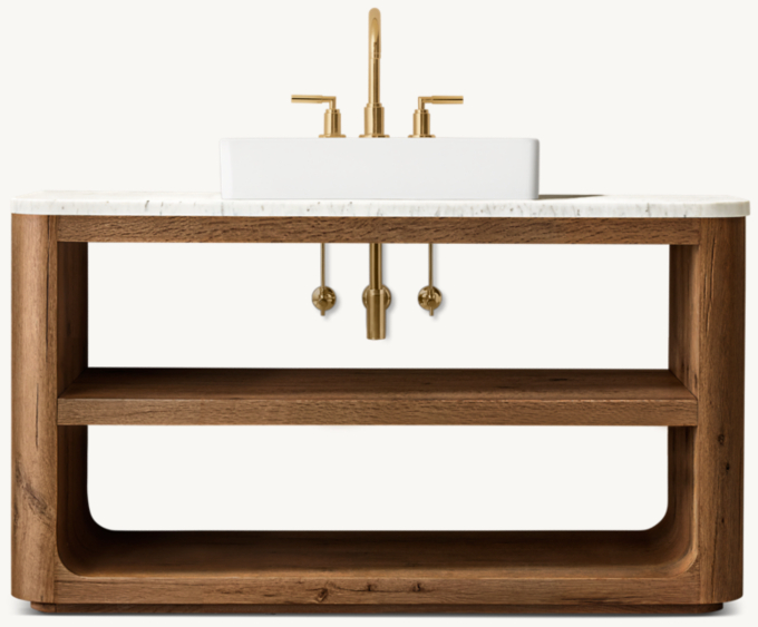 Oslo Single Extra-Wide Washstand