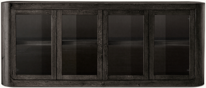 Oslo Glass 4-door Sideboard