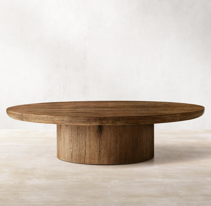 Oslo Pedestal Round Coffee Table