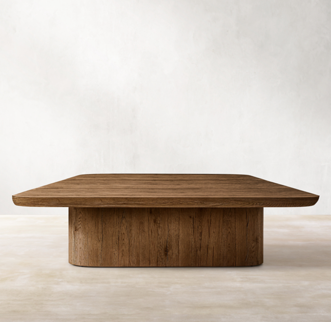 Oslo Pedestal Square Coffee Table