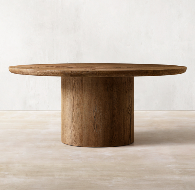 Oslo Pedestal Round Dining Table
