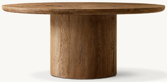 Oslo Pedestal Round Dining Table
