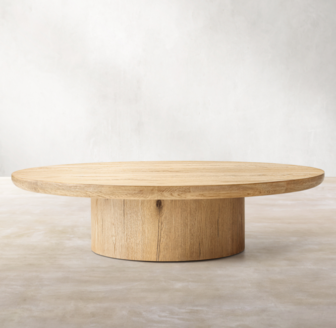 Oslo Pedestal Round Coffee Table