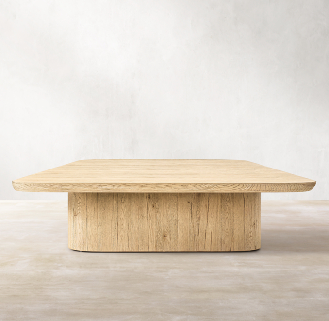 Oslo Pedestal Square Coffee Table