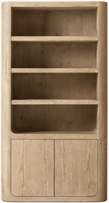 Shown in Aged Greige Oak.