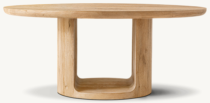 Oslo Open Round Dining Table - Thumbnail 2