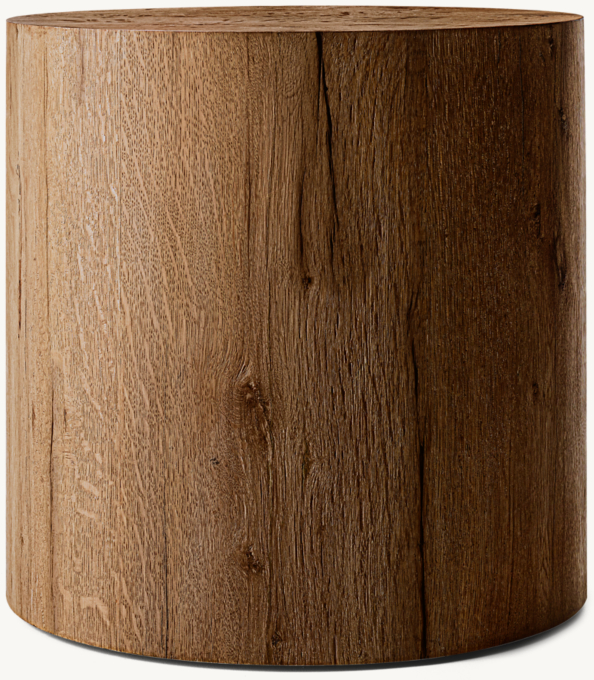 Oslo Plinth Round Side Table