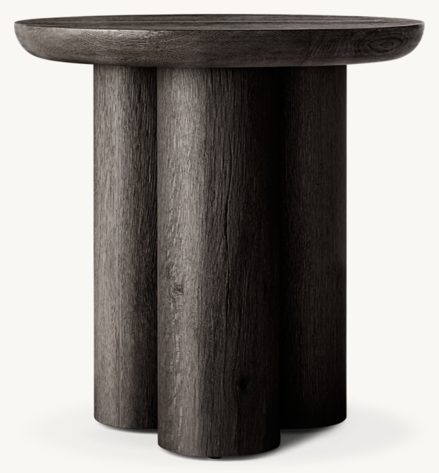 Oslo Cylinder Round Side Table
