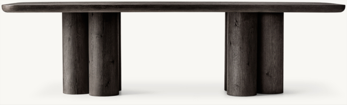 Oslo Cylinder Rectangular Dining Table