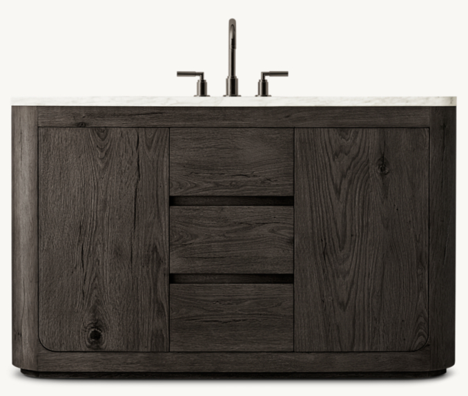 Front view of Oslo Single Extra-Wide Vanity 