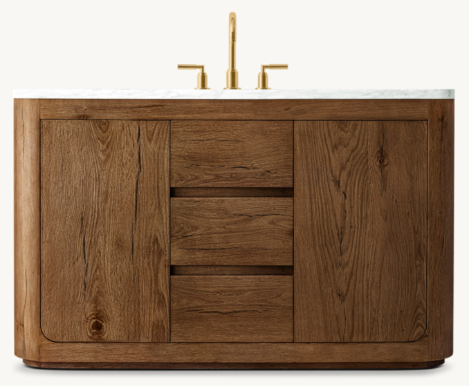 Front view of Oslo Single Extra-Wide Vanity 
