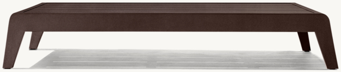 Avila Aluminum Rectangular Coffee Table