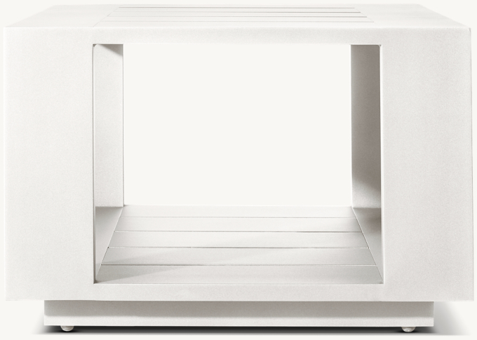 Marbella Open Aluminum Side Table