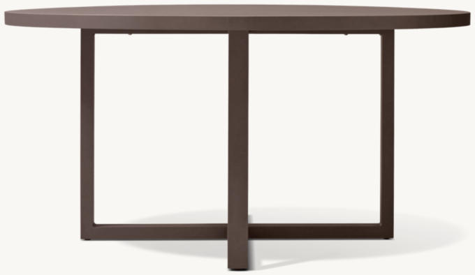 Aegean Aluminum Round Dining Table