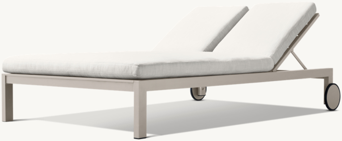 Aegean Aluminum Double Chaise