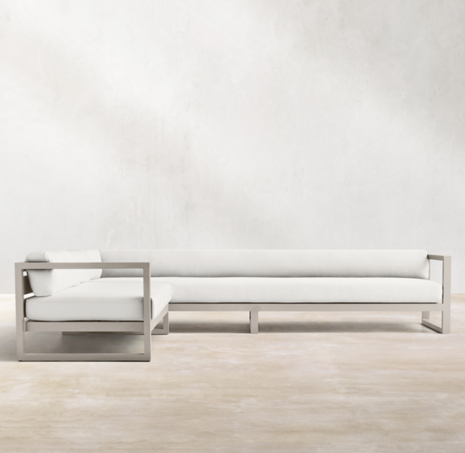 Aegean Aluminum LeftArm LSectional