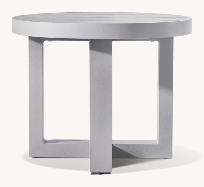 Aegean Aluminum Round Side Table