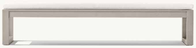 Aegean Aluminum Dining Bench