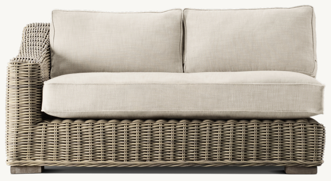 Shown in Terra. Cushions shown in Dove Perennials&#174; Performance Textured Linen Weave.