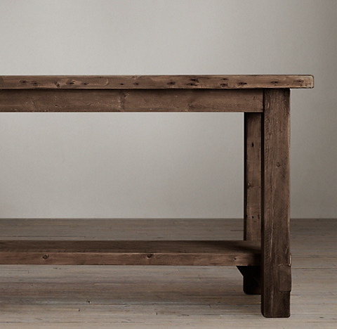 Salvaged Wood Kitchen  Island  Rectangular Table  Salvaged Wood Kitchen  Island  Rectangular Table