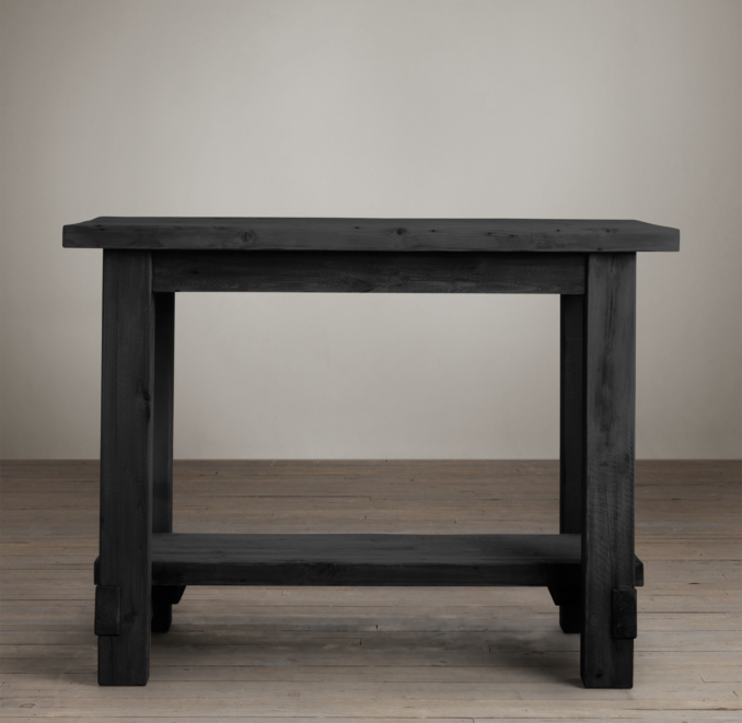 Salvaged Wood Small Kitchen Island