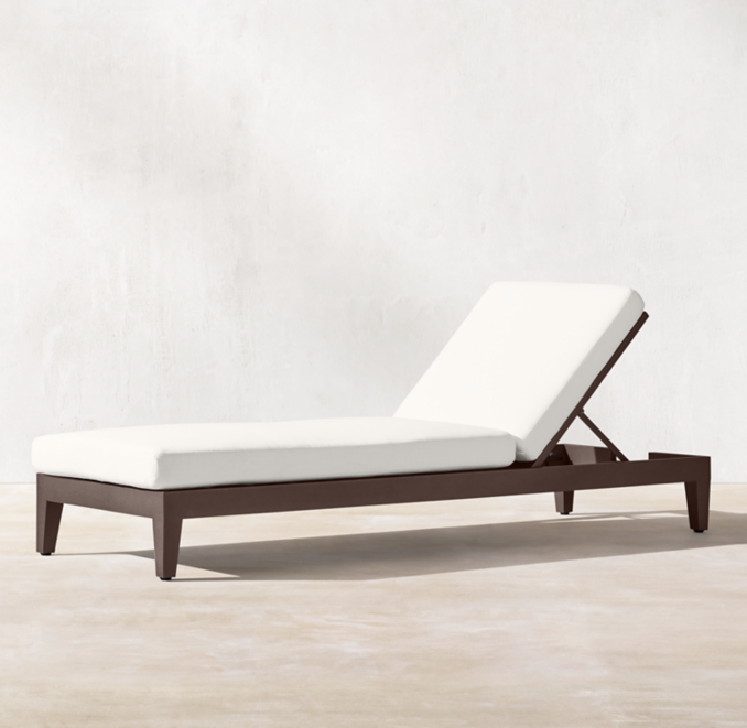 Balmain Aluminum Chaise Cushions