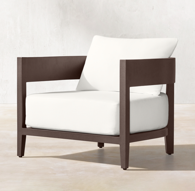 Balmain Aluminum Lounge Chair