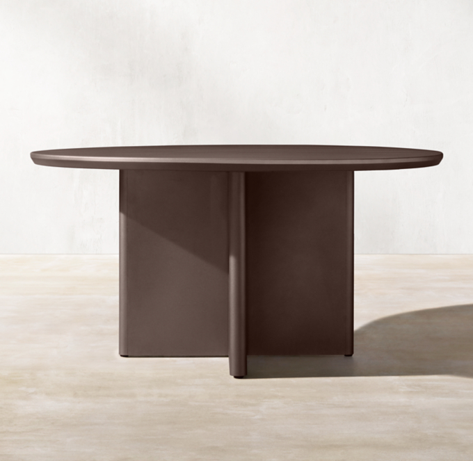 Balmain Aluminum Round Dining Table