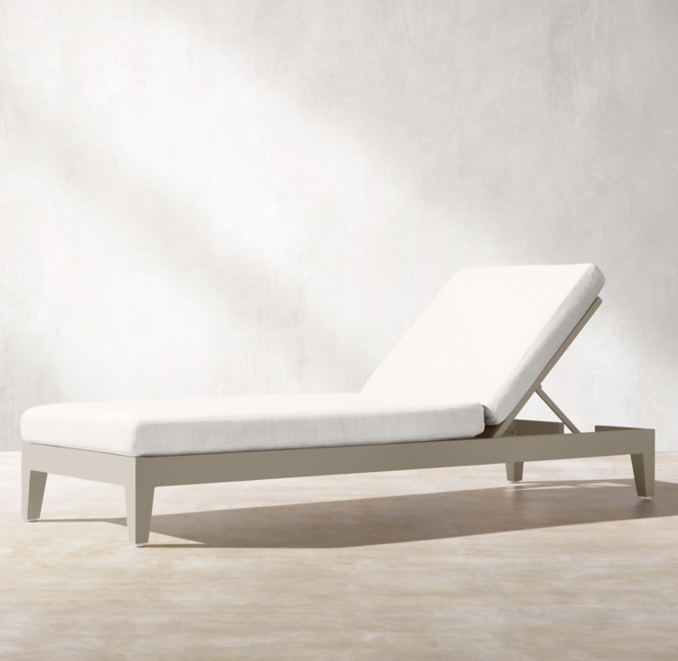Balmain Aluminum Chaise