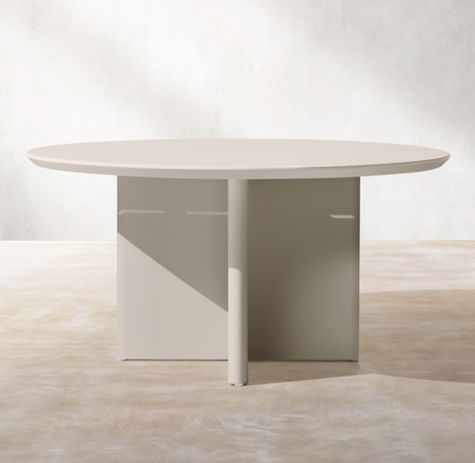 Balmain Aluminum Round Dining Table