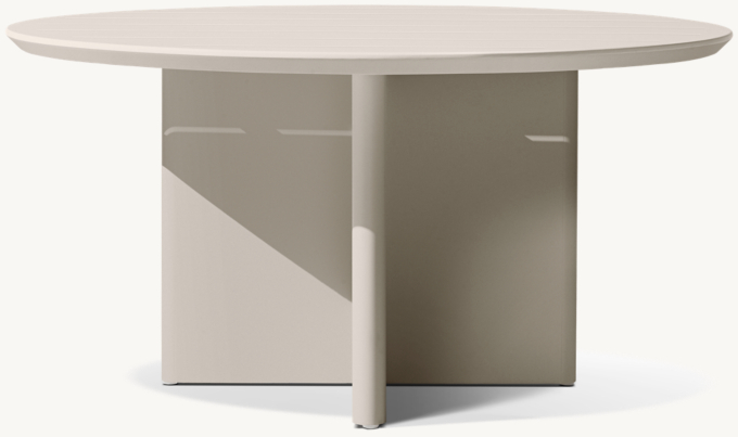 Balmain Aluminum Round Dining Table