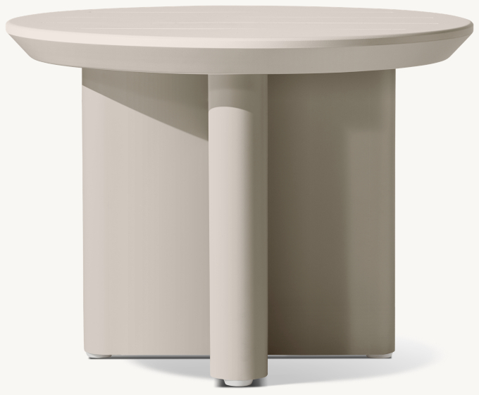 Balmain Aluminum Round Side Table