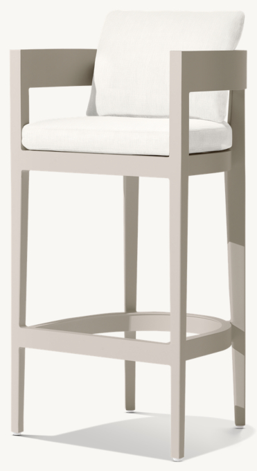 Balmain Aluminum Bar & Counter Stool