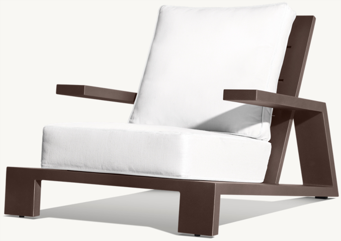 Three Quarter view of Olema Lounge Chair Cushions 